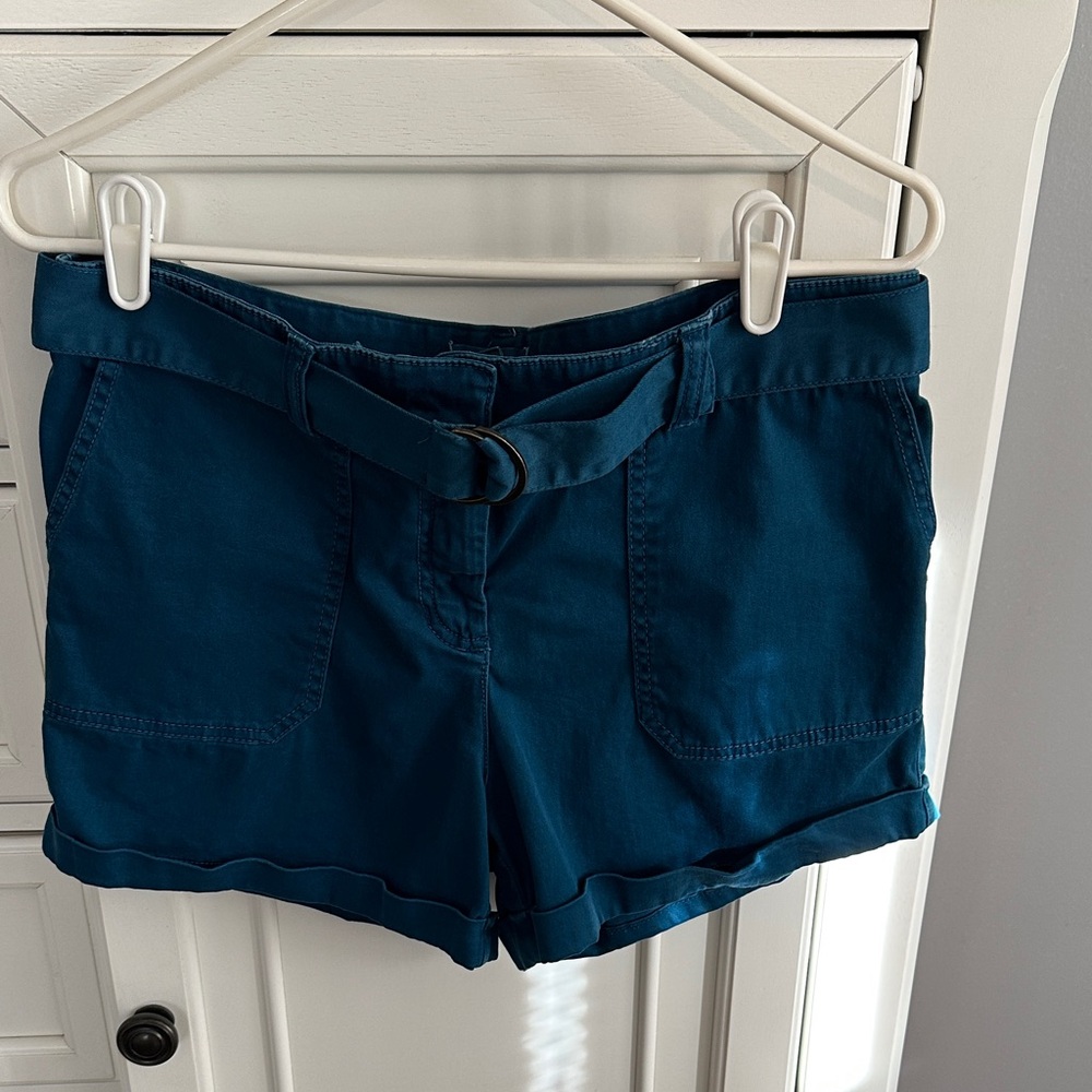 Artisan Deep Blue High Waist Women's Shorts